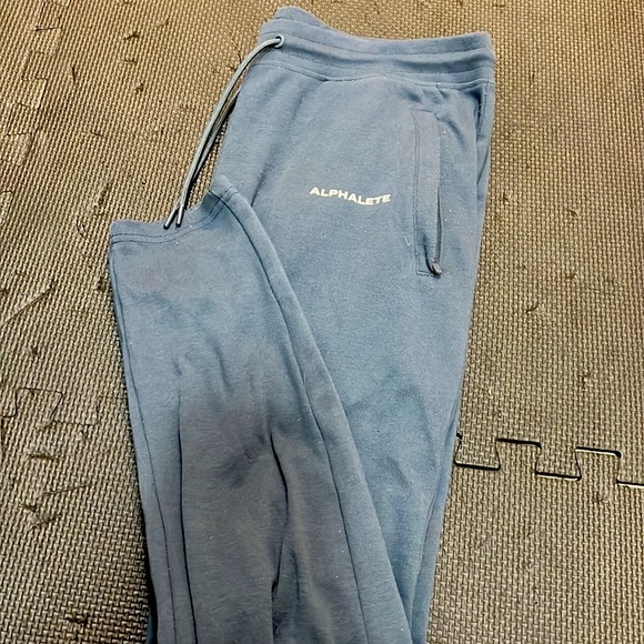 Alphalete mens core joggers cyclone blue - Picture 3 of 5